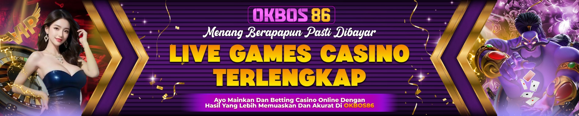 Okbos86 Bandar Togel Online, Slot Online, Live Casino, Sportsbook, Tembak Ikan Terpercaya